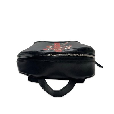 Gucci Kingsnake Web Printed Leather Backpack Black 419584 001998