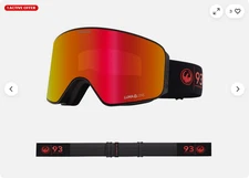 Dragon NFX MAG OTG 30 Yrs w/ Red Ion Lumalens + Bonus rose lens Snow Goggles