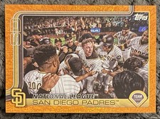 2025 TOPPS SERIES 1 SAN DIEGO PADRES ORANGE #13/25