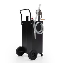 Fuel Caddy 40 Gallon, Portable Gas Caddy with Manual Transfer Pump