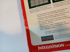 Tron Deadly Discs Intellivision CIB Complete in Box w Overlays Tested Works