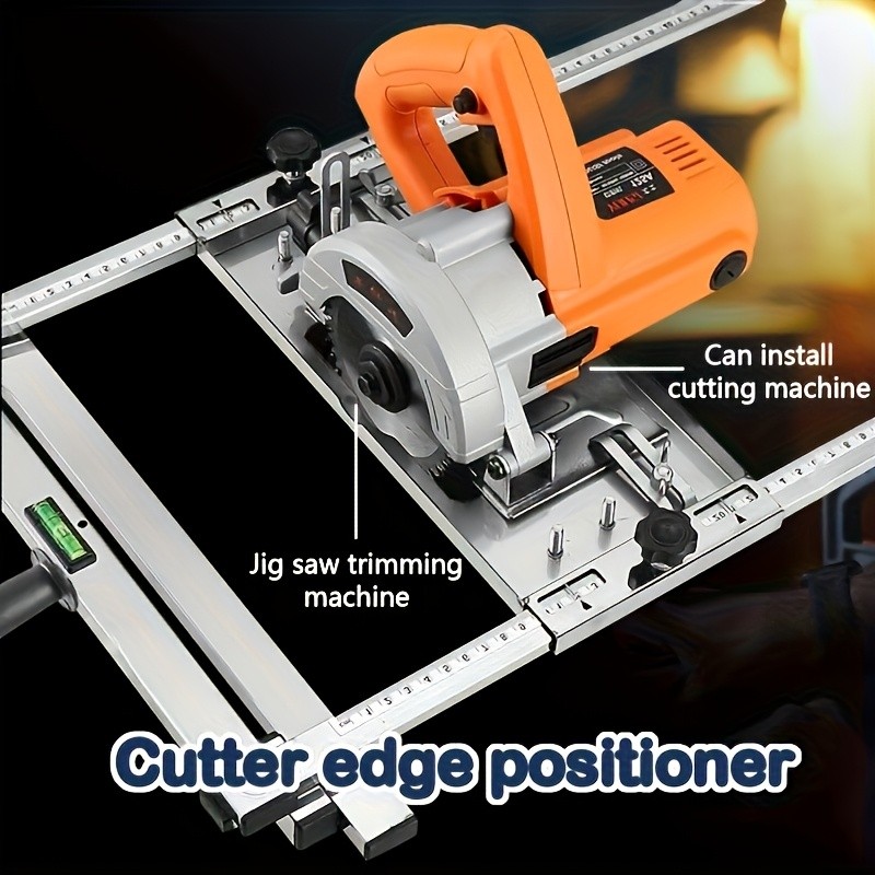 Circular Saw Guide Tool Track Rail Woodworking Edge Position