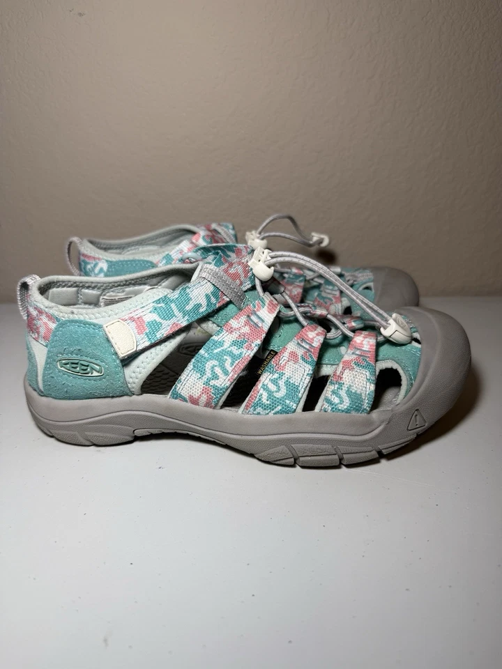 Zapatos Sandalias Keen Niños Talla 5 Newport H2 Aqua Camuflados Rosa Glaseado Camuflaje Lavables Foto 2 de 4