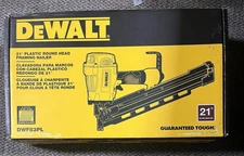 DEWALT DWF83PL Pneumatic 21-Degree Collated Air Framing Nailer Nail Gun
