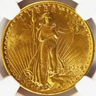 1924 US Gold $20 Double Eagle Coin NGC UNC Details