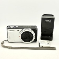 Pentax Digital Camera Optio VS20 16.0MP White Tested w/ Battery  Charger  USB