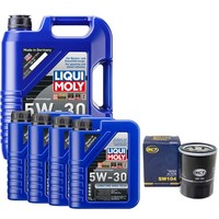 MotoröL Set High Tech 5W-30 Liqui Moly 9 Liter + ÖLfilter FüR Mitsubishi L200
