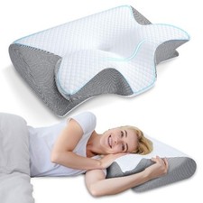 Ergonomic Memory Foam Pillow For Cervical Neck Shoulder Pain Relief 60×35cm