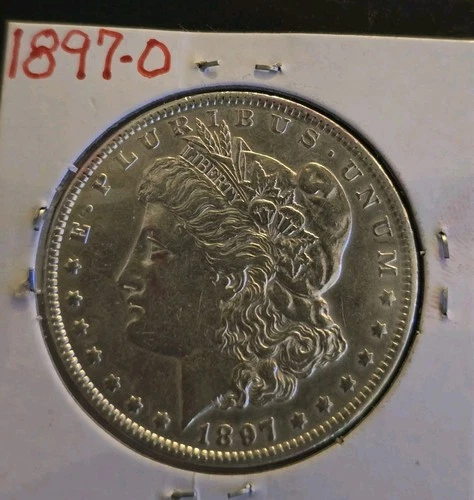 1897 $1 Morgan Silver Dollar O Mint  excellent