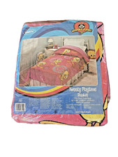 NOS SEALED 90's VTG Owen LOONEY TUNES TWIN Blanket TWEETY PLAYTIME 66"X 90"