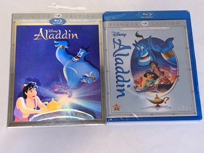 DISNEY'S ALADDIN DIAMOND EDITION BLU-RAY & DVD + DIGITAL NEW SEALED