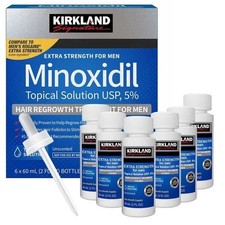 Kirkland Minoxidil 5 Extra Strength Men 6 Month Supply Hair Regrowth