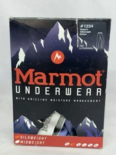 Marmot Women's Small Blue Periwinkle Long Underwear Leggings Base layer Pants