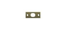 Deltana Extension Flush Bolt Strike Plate 2-1/4" x 1" Antique Brass
