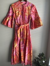Farm Rio Bananas Midi Dress Multicolor Size Small