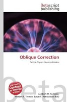 Lambert M. Surhone (U. A.) | Oblique Correction | Taschenbuch | Englisch (2026)