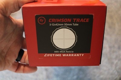 Crimson Trace Hardline 3-12x44mm 30mm tube, MRI-MOA Reticle