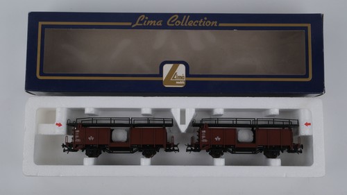 Lima H0 303227 Juego de vagones de mercancías vagones de transporte de coches DB 2 piezas | Condition: Gebraucht