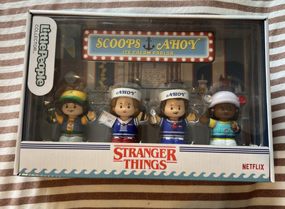 Little People Stranger Things: Scoops Ahoi Figurenset Justin Steve Mattel NEU