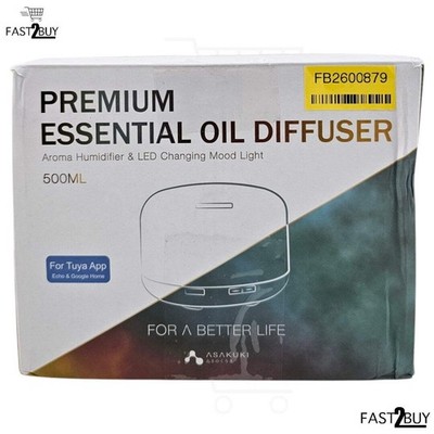 ASAKUKI 500ML Aroma Diffuser Ultraschall LED Luftbefeuchter Fernbedienung