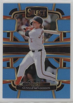 2024 Panini Select Concourse Light Blue Prizm 95/199 Gunnar Henderson #5 o7m