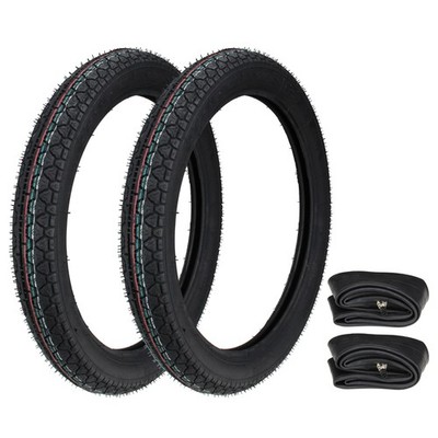 2x summer tires 2.75-17 2 3/4 x 17 47P TT Heidenau K36/1 + tube moped moped