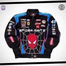 Vintage JH Design Bobby Labonte NASCAR Jacket Spider-Man 3 Racing jacket