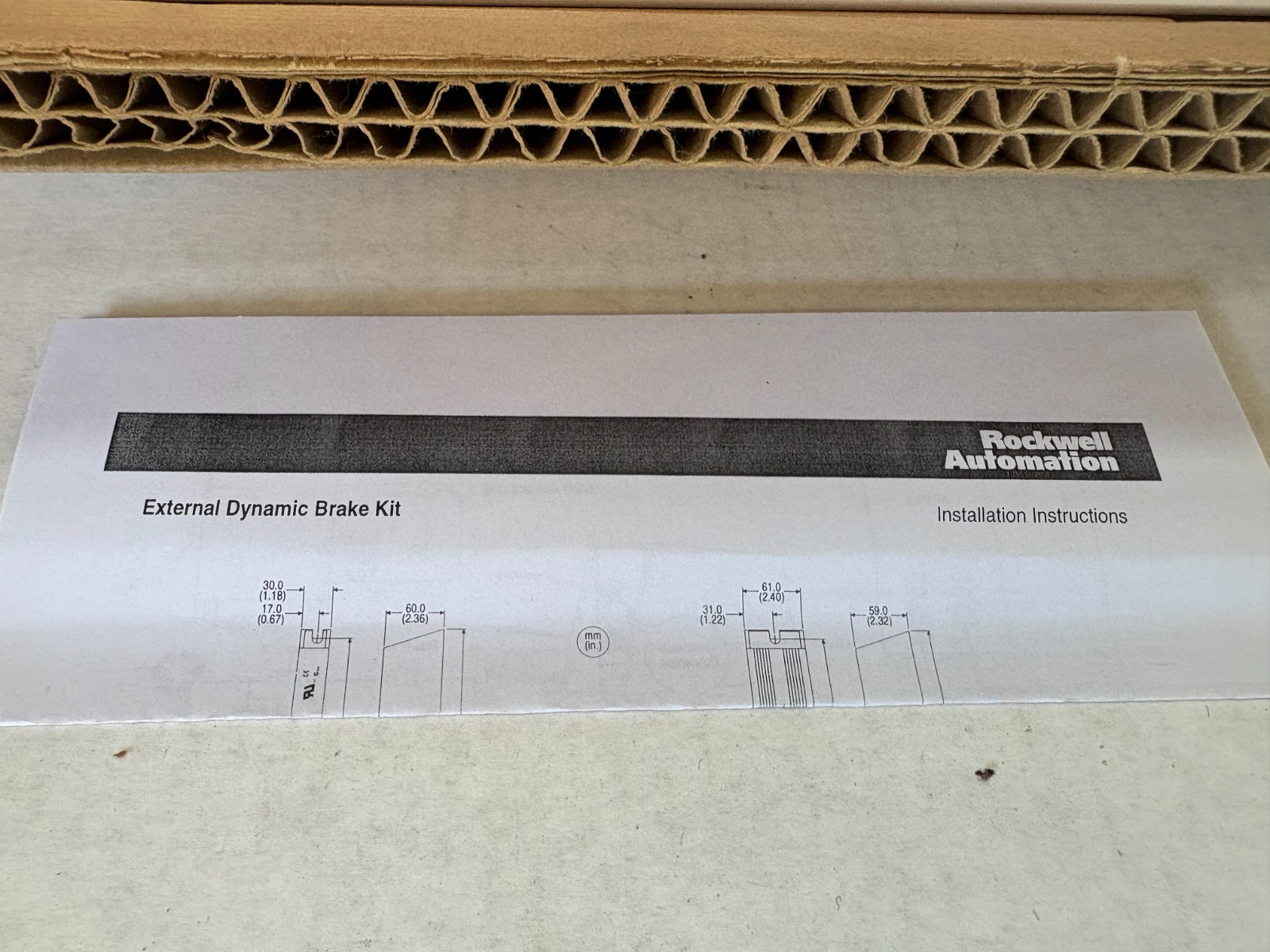 ROCKWELL AUTOMATION AK-R2-047P500 DYNAMIC BRAKE RESISTOR A 0-1000VDC 47 OHM 166W