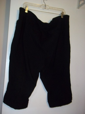 #ad Briggs pull on lace hem stretch capris size 22W Excellent Elastic waist comfy $12.99