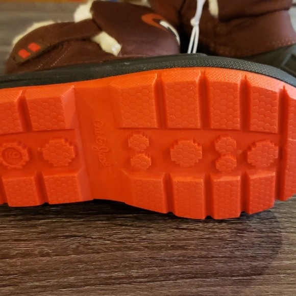 NEW! Toddler Kids Cat & Jack Brown Bear Winter Boots, Huxley