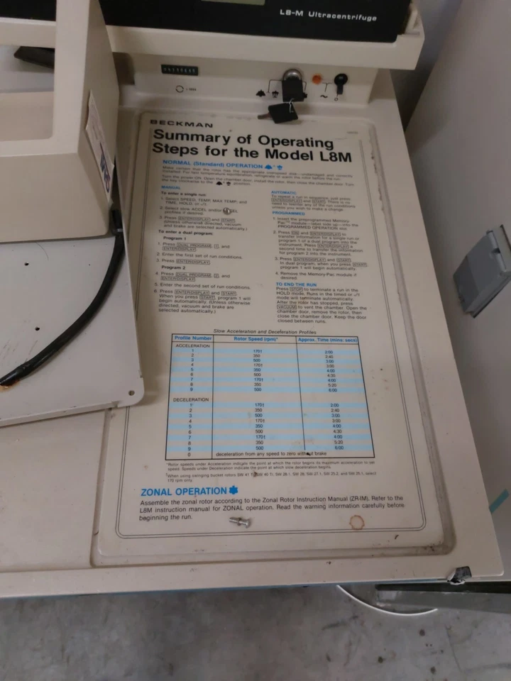 Ultracentrífuga Beckman L8-70M - Imagem 2 de 4