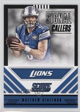 2016 Score Signal Callers Black Matthew Stafford #8 0c4