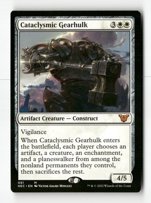 Cataclysmic Gearhulk M - Commander: Kamigawa: Neon Dynasty 81 LP MTG