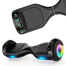 Electric Hoverboard Bluetooth Speaker Light-Up Wheels Self-Balancing 7.5Mph