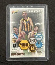 2021 AFL SELECT HILITES MILESTONES SHAUN BURGOYNE HAWTHORN HAWKS 463/625 SHM1