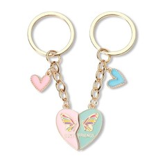 Matching Friendship Keychains for Women Birthday Gifts for Best Friend Wedding