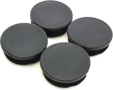 Red Hound Auto Frame Tube Hole Plugs Rear Wheel Well Compatible A - Set of 4 