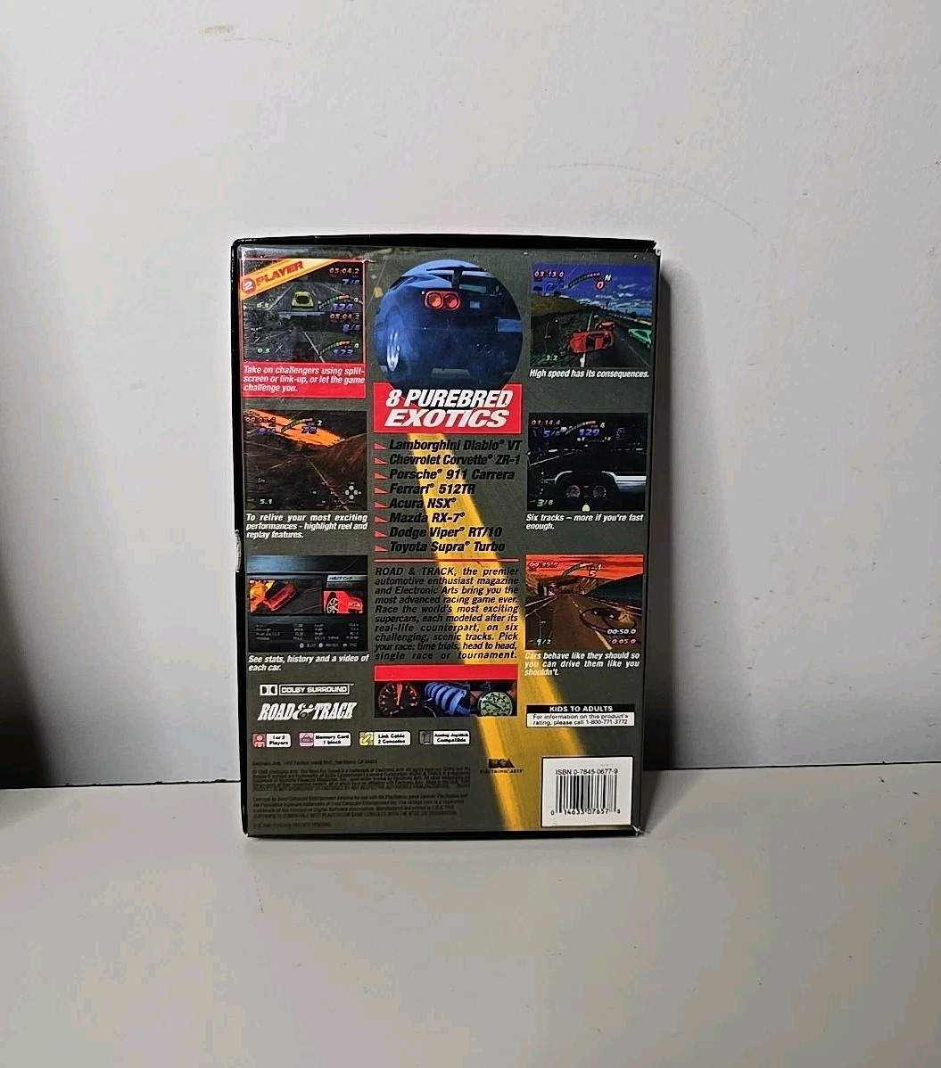 PlayStation - The Need For Speed Long Box Edition - Complete! Tested + Working!!