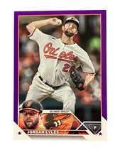 Jordan Lyles [Purple] #212 2023 Topps Series 1 Baltimore Orioles