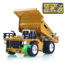 HG4-431 1:64 Dumper Elettrico RC Modello Pronto all'uso Luce LED Effetti Sonori