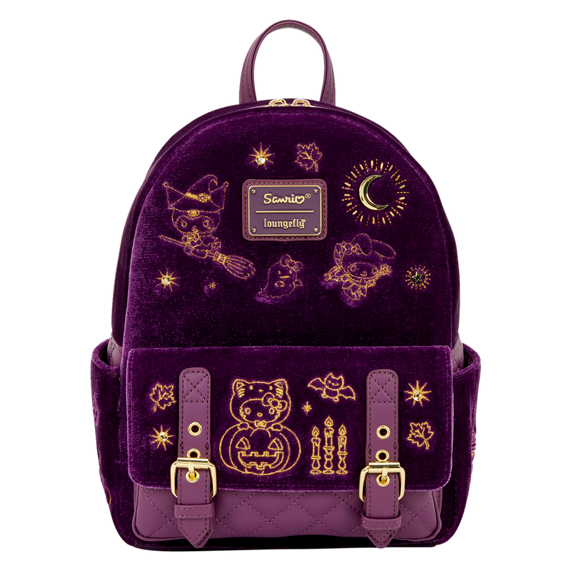Sanrio Hello Kitty Halloween Velvet Mini Backpack Exclusive Friends Collection