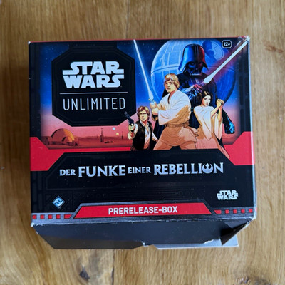 Star Wars: Unlimited Der Funke einer Rebellion Prerelease-Box DE
