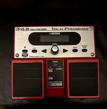 Boss VE-20 Vocal Processor Twin Pedal Vocal Performer, pedal only