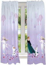 Disney Frozen 2 "Elsa and Anna" Kids 63" Curtain Panel, Set of 2-AB09CKKWW152