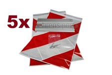 5 x Warnflagge Warnflaggen Warnfahne Satz mit Halter für Ladebordwand Hebebühne 