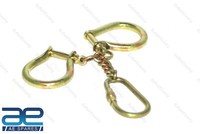 Hammerform Messing SchlüSselring Keychain SchlüSselanhäNger FüR Zuhause @Uk Gelb