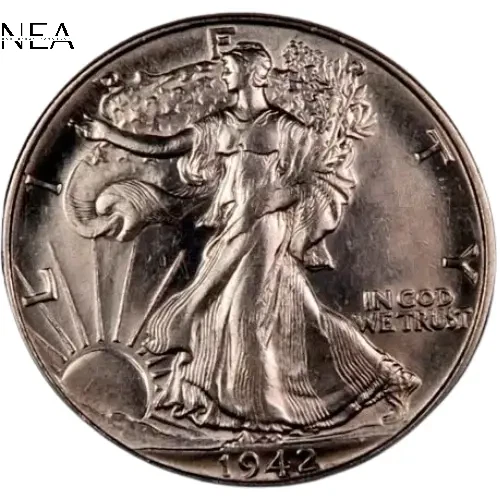 1942 Walking Liberty Half Dollar ~ BU/Uncirculated ~~ 90% Silver