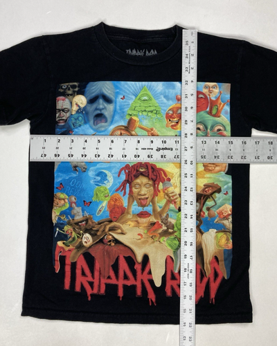 Camiseta Trippie Redd Gráfica Corta Mujer XS Negra Manga Corta Música - Imagen 5 de 7