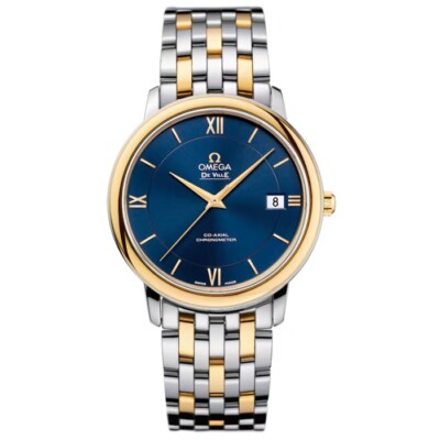 Omega 18K/SS De Ville Prestige Co-axial Chronometer Watch 424.20.37.20.03.001