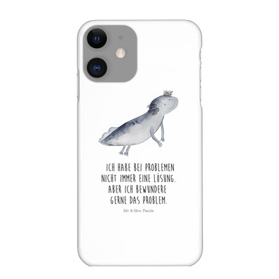 Iphone 11 Handyhülle Axolotl schwimmt - Geschenk Handy Case Molch Lurch Lurche